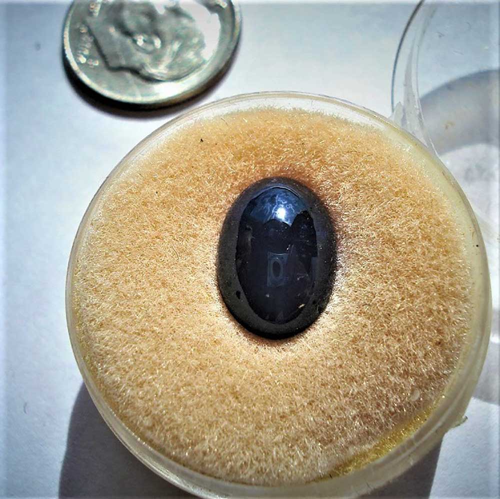 Sapphire Burmese Blue Natural Oval Cabochon 12x8x6mm 6.2ct - Image 5