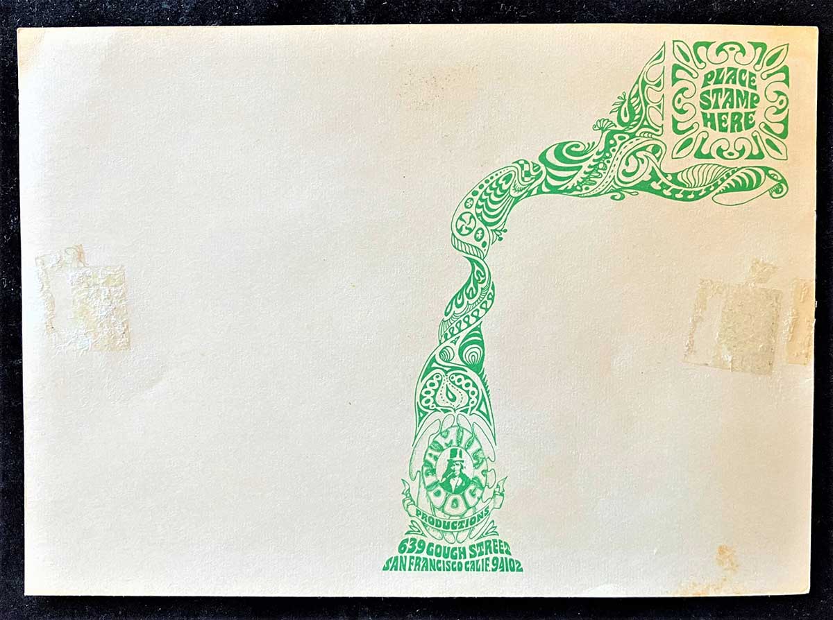 Steppenwolf Postcard, FD115; Family Dog; 1968 - Image 2