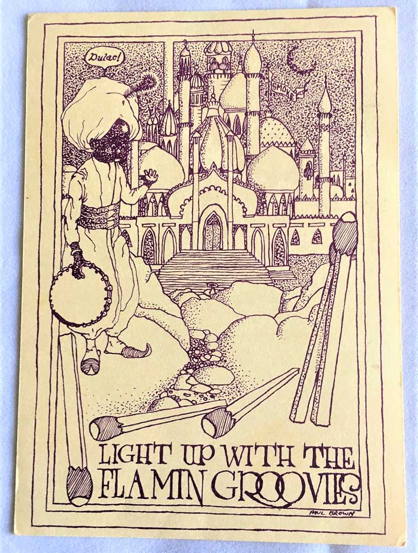 Quicksilver Concert-Flamin' Groovies adjunct mailer (FD118-A-PC) 1968