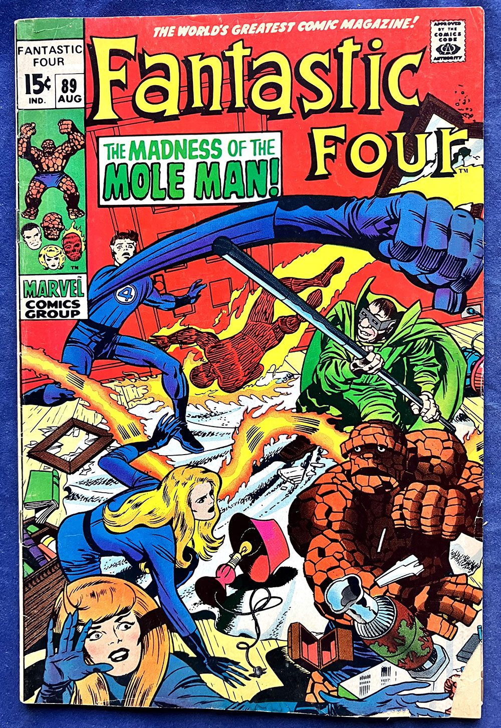 fantastic four #89 marvel comic 1969