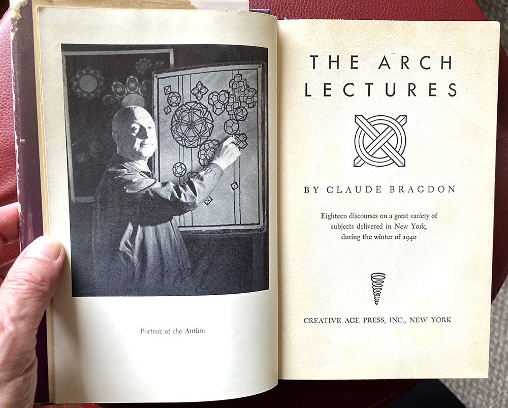 The Arch Lectures, Claude Bragdon, Signed First Edition, 1942 - Image 5