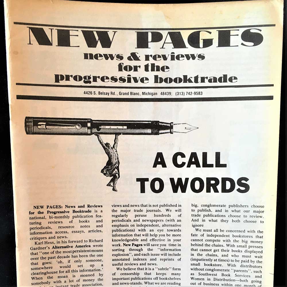 "NewPages: News and Reviews of the Progressive Book Trade", 1979-1980. First and third issues, Rare and Collectible editions of this now famous Literary Journal. - Image 2