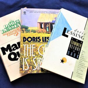 3 Doris Lessing novels, Martha Quest, The Summer Before the Dark, The Grass is Singing, fiction, literature
