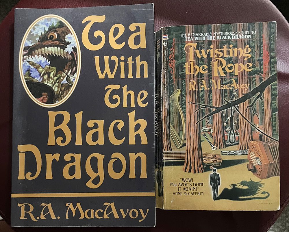 tea w black dragon and twisting the rope