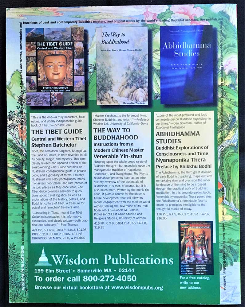 TRICYCLE: The Buddhist Review Vol. VII No.3. Spring 1998 - Image 2