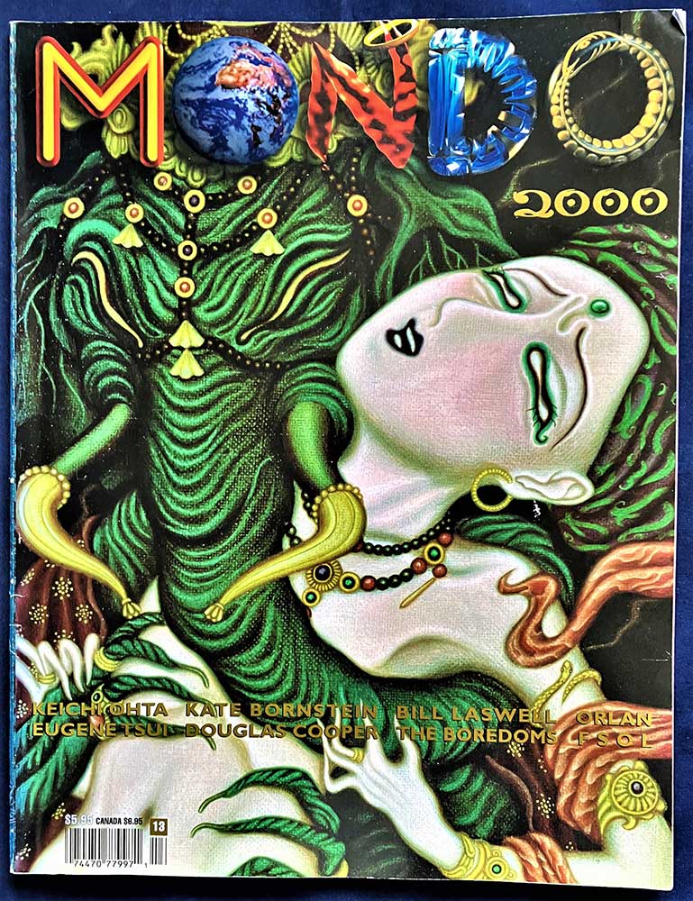 Mondo 2000 (Issue 13), Wes Thomas (Ed), Fun City MegaMedia, 1995, Glossy Magazine, CyberPunk, Cyberculture, Precursor to Wired Magazine