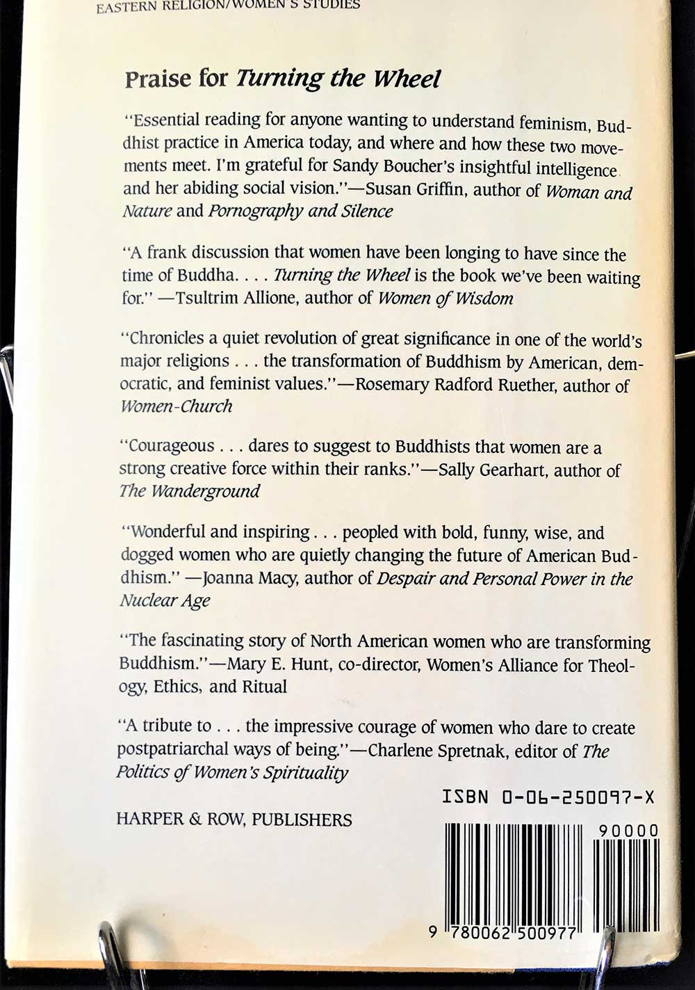 Turning the Wheel: American Women Buddhism; Sandy Boucher First Edition - Image 2