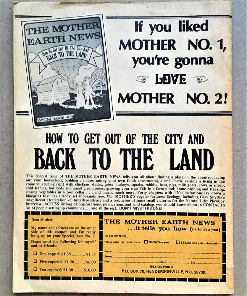 The Mother Earth News, Vol.1, No. 1, January, 1970 - the Back To the Land magazine that fueled a movement - Image 2