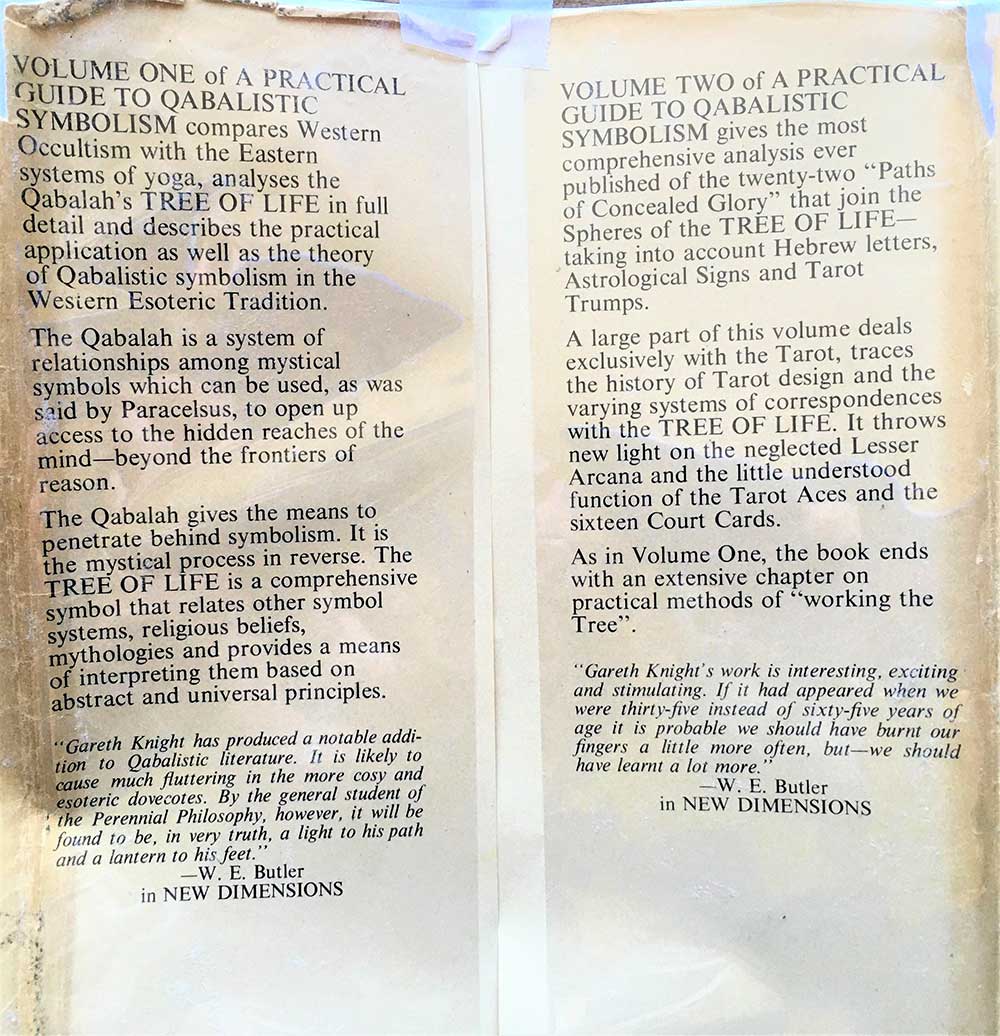A Practical Guide to Qabalistic Symbolism 2 Volume Set, Gareth Knight, Helios,, 1965, First Editions, Hardcover, Tree of Life and the Tarot - Image 2