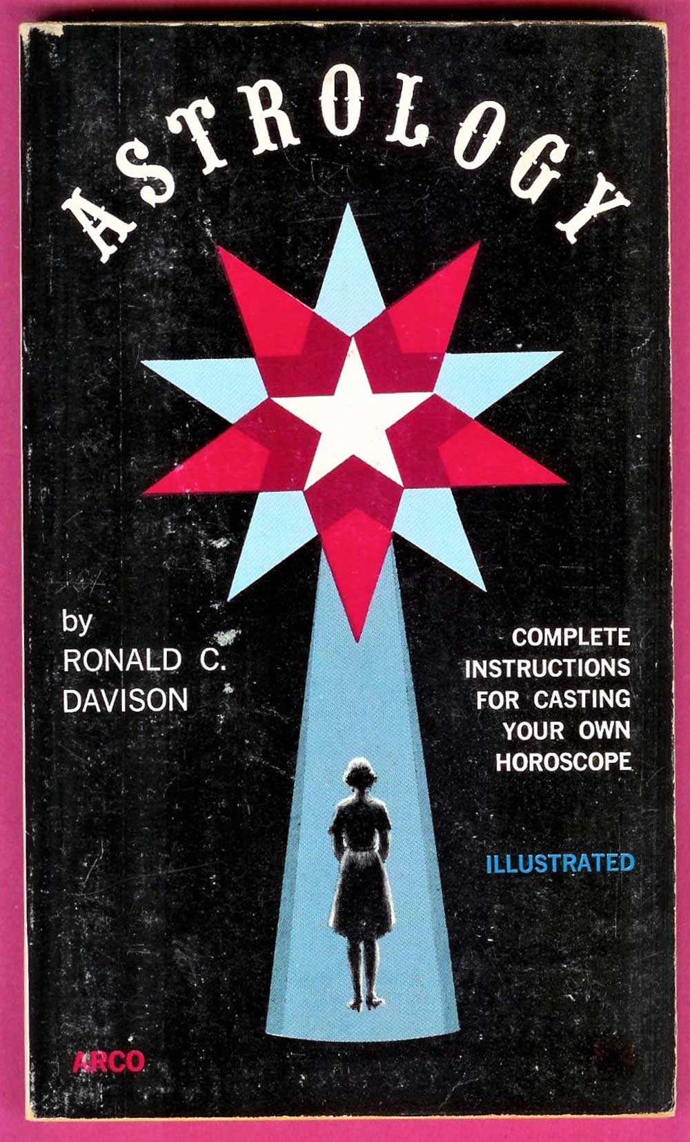 Astrology Ronald C Davison Arco 1963 Vintage Book Horoscope