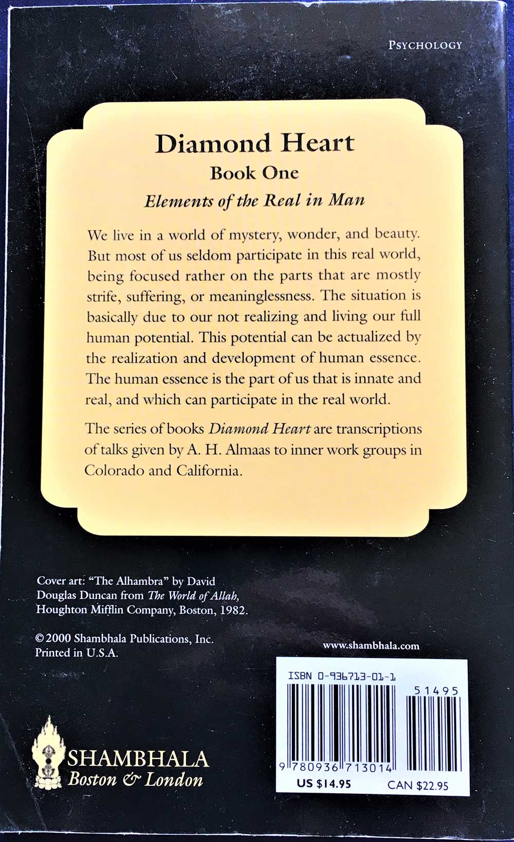 Diamond Heart, Book 1, A. H. Almaas, Shambhala, 2000 - Image 2