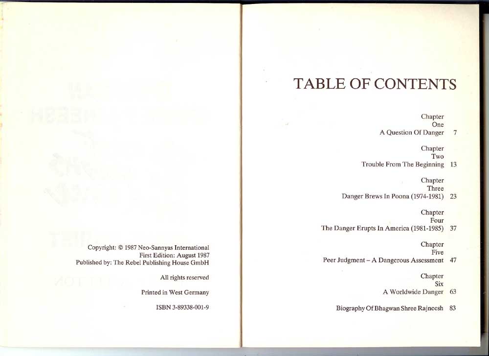 Bhagwan Shree Rajneesh: The Most Dangerous Man Since Jesus Christ; Appleton; 1987; First Edition; vintage collectible new age - Image 3
