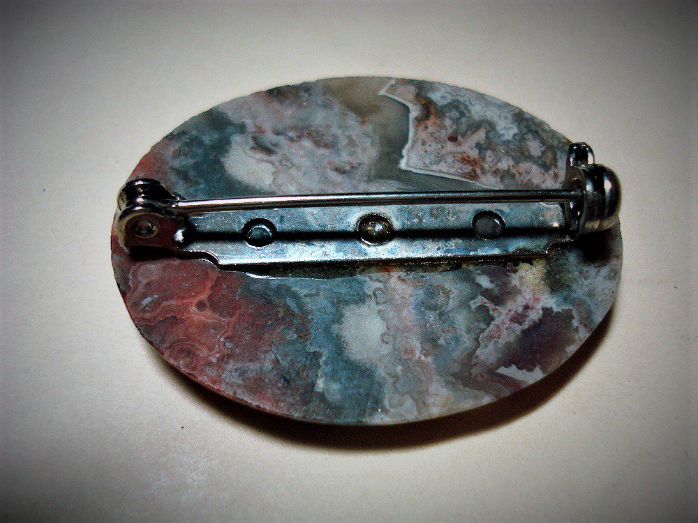Agate Cabochon w/pin back - Image 2