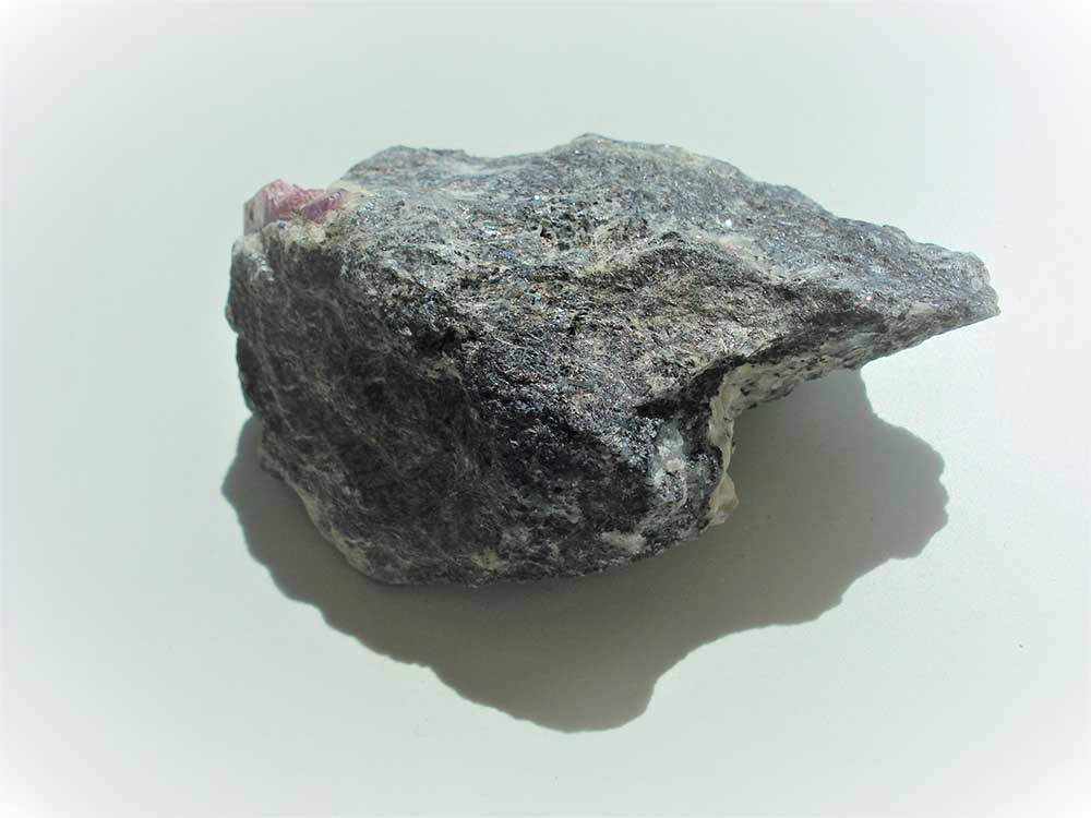 Ruby Crystals in Matrix 88gm Mineral Specimen- Mysore, India 1980s Corundum collectible raw crystal - Image 3