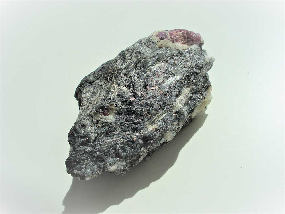 Ruby Crystals in Matrix 88gm Mineral Specimen- Mysore, India 1980s Corundum collectible raw crystal - Image 4