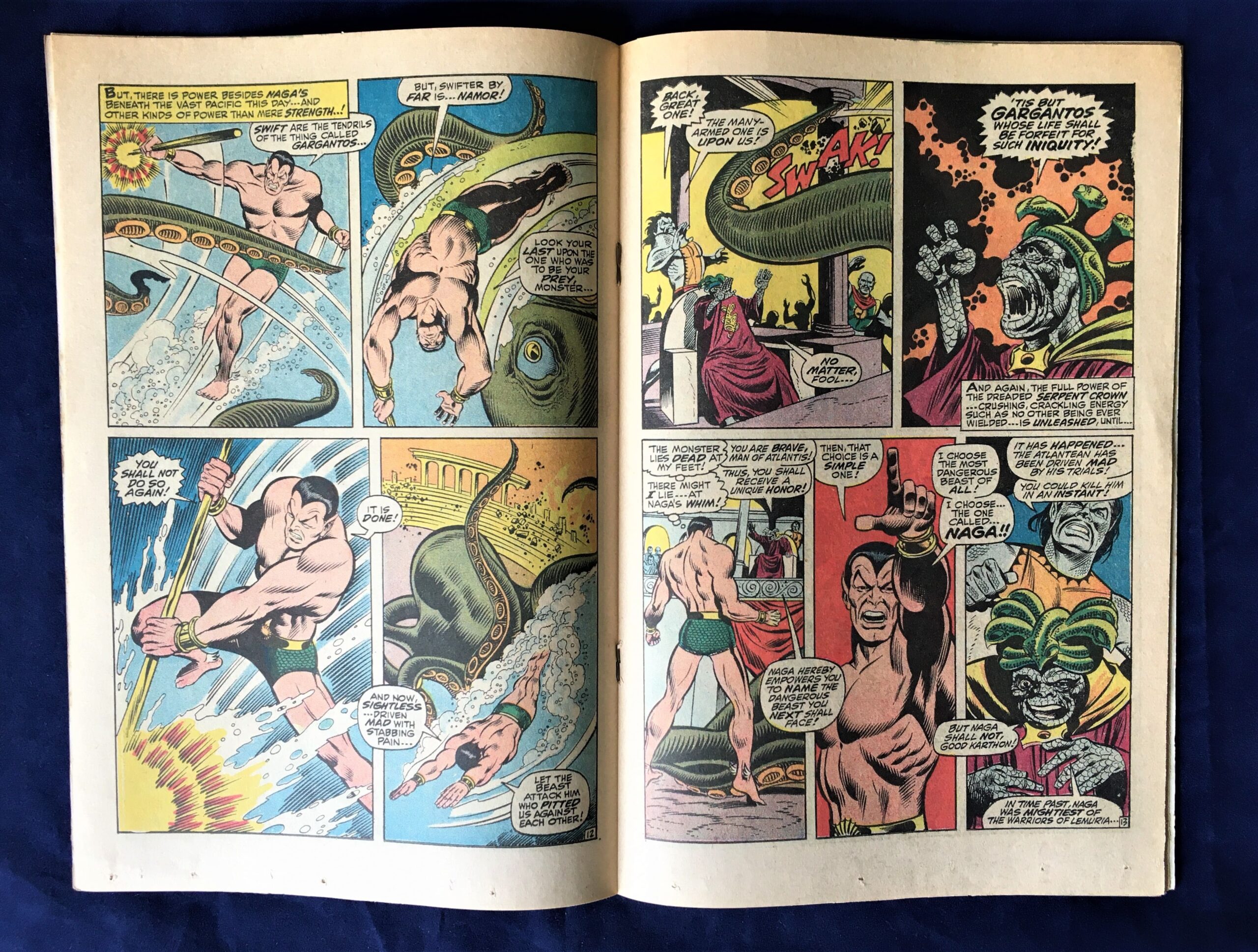 The Sub-Mariner (Vol. 2) #13 Marvel, May 1969, Silver Age Marvel Comic, 12 cents; "Death, Thou Shalt Die!!" - Image 4
