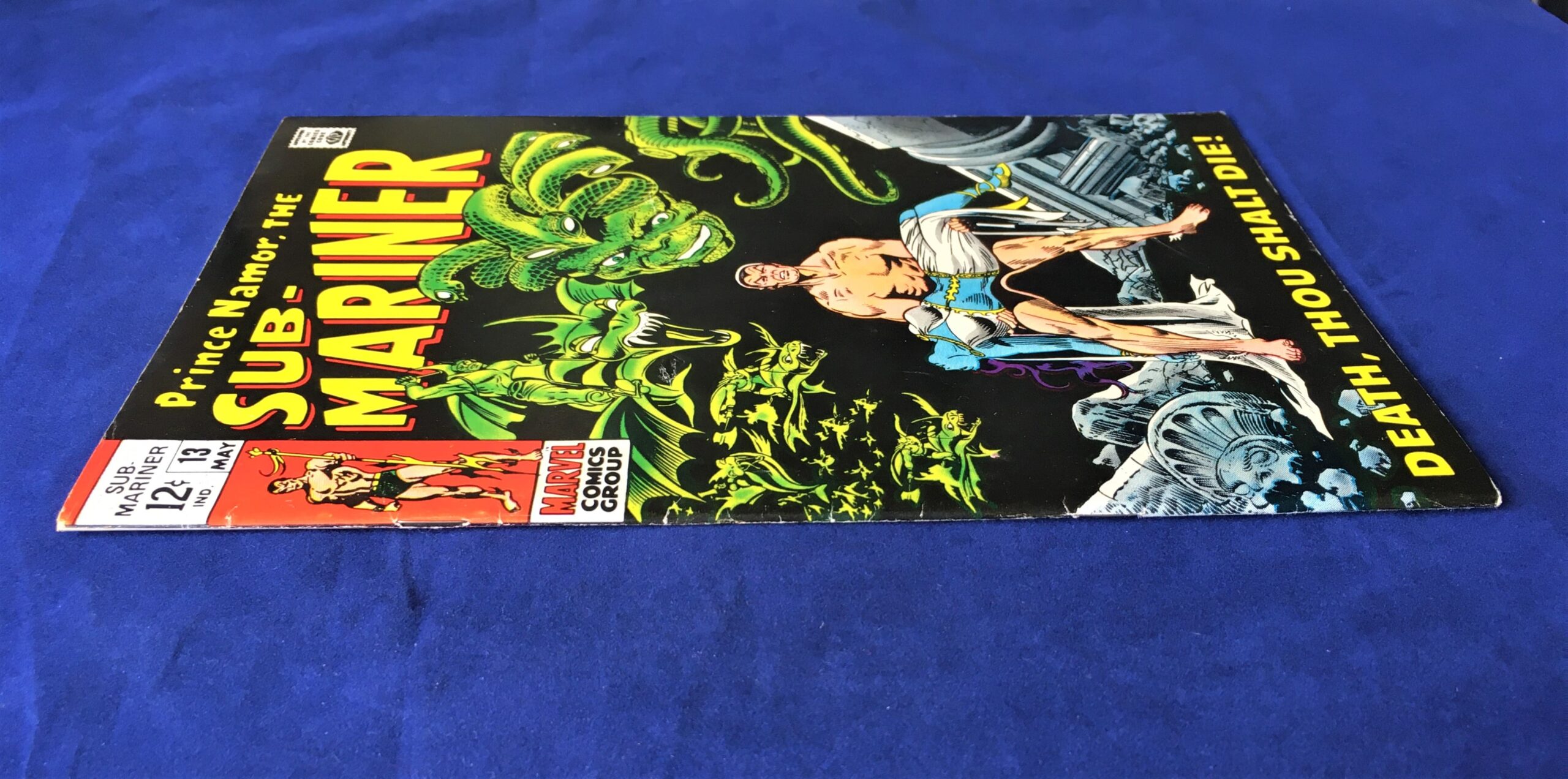 The Sub-Mariner (Vol. 2) #13 Marvel, May 1969, Silver Age Marvel Comic, 12 cents; "Death, Thou Shalt Die!!" - Image 6