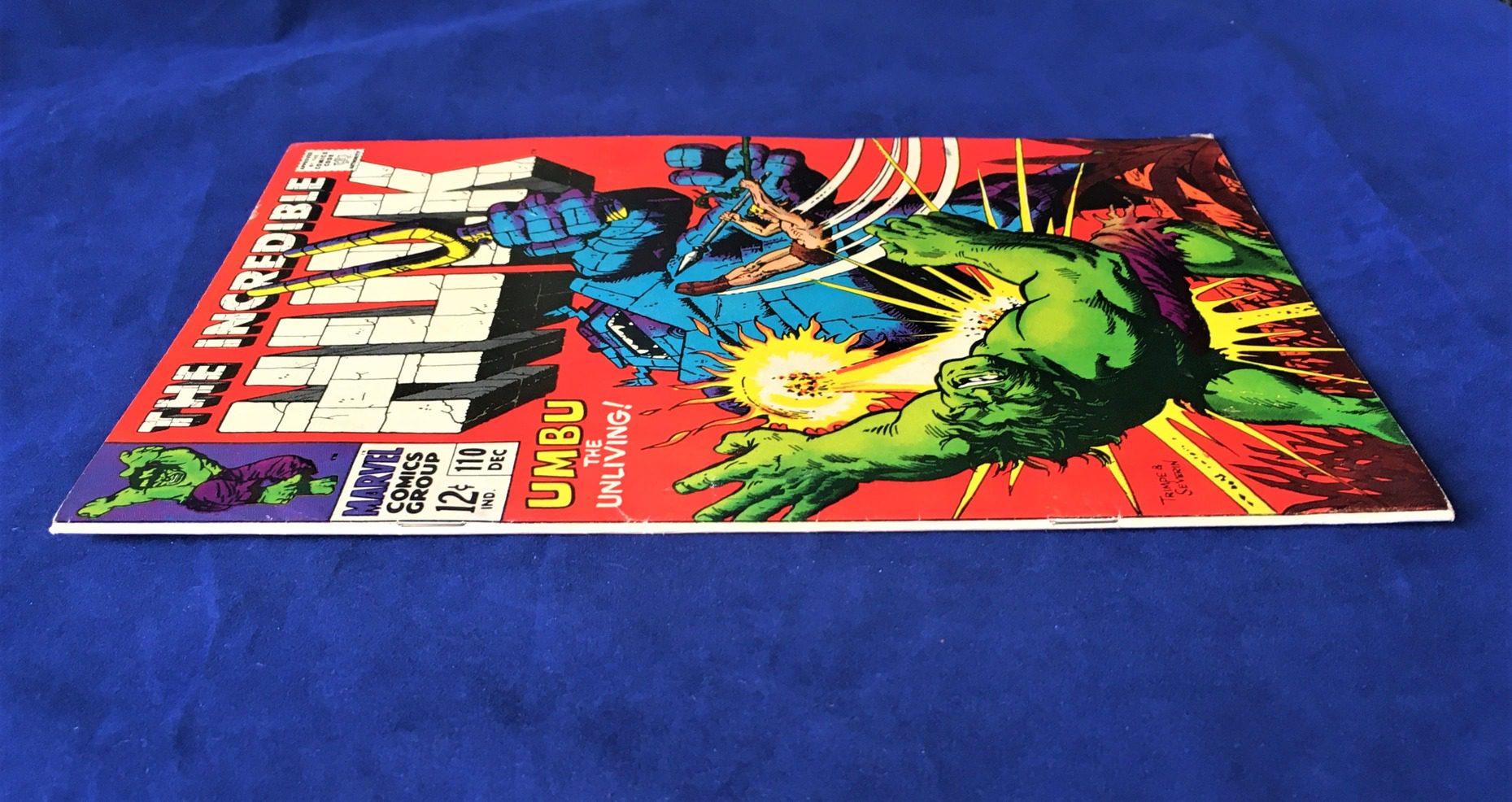 The Incredible Hulk #110 Marvel December 1968 12 cents - Umbu, the Unliving! Silver Age Marvel Comic - Image 6