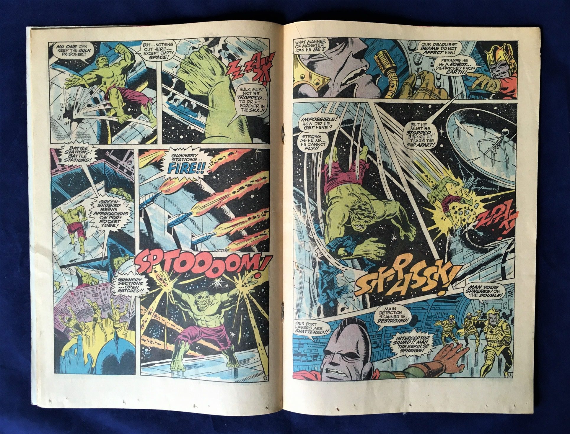 The Incredible Hulk #111 Marvel, January 1969, Silver Age Marvel Comic, 12 cents, Shanghaied in Space! Galaxy Master, Stan Lee, Herb Trimpe - Image 4