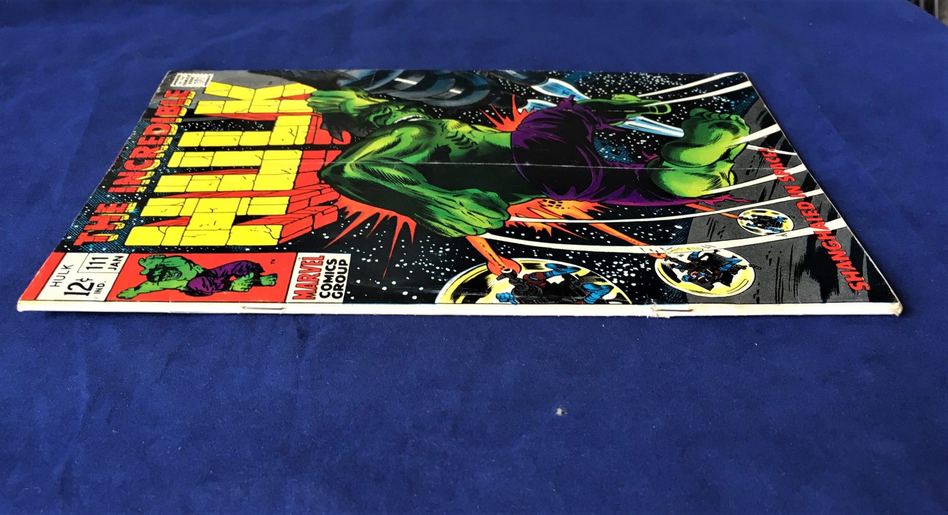 The Incredible Hulk #111 Marvel, January 1969, Silver Age Marvel Comic, 12 cents, Shanghaied in Space! Galaxy Master, Stan Lee, Herb Trimpe - Image 6