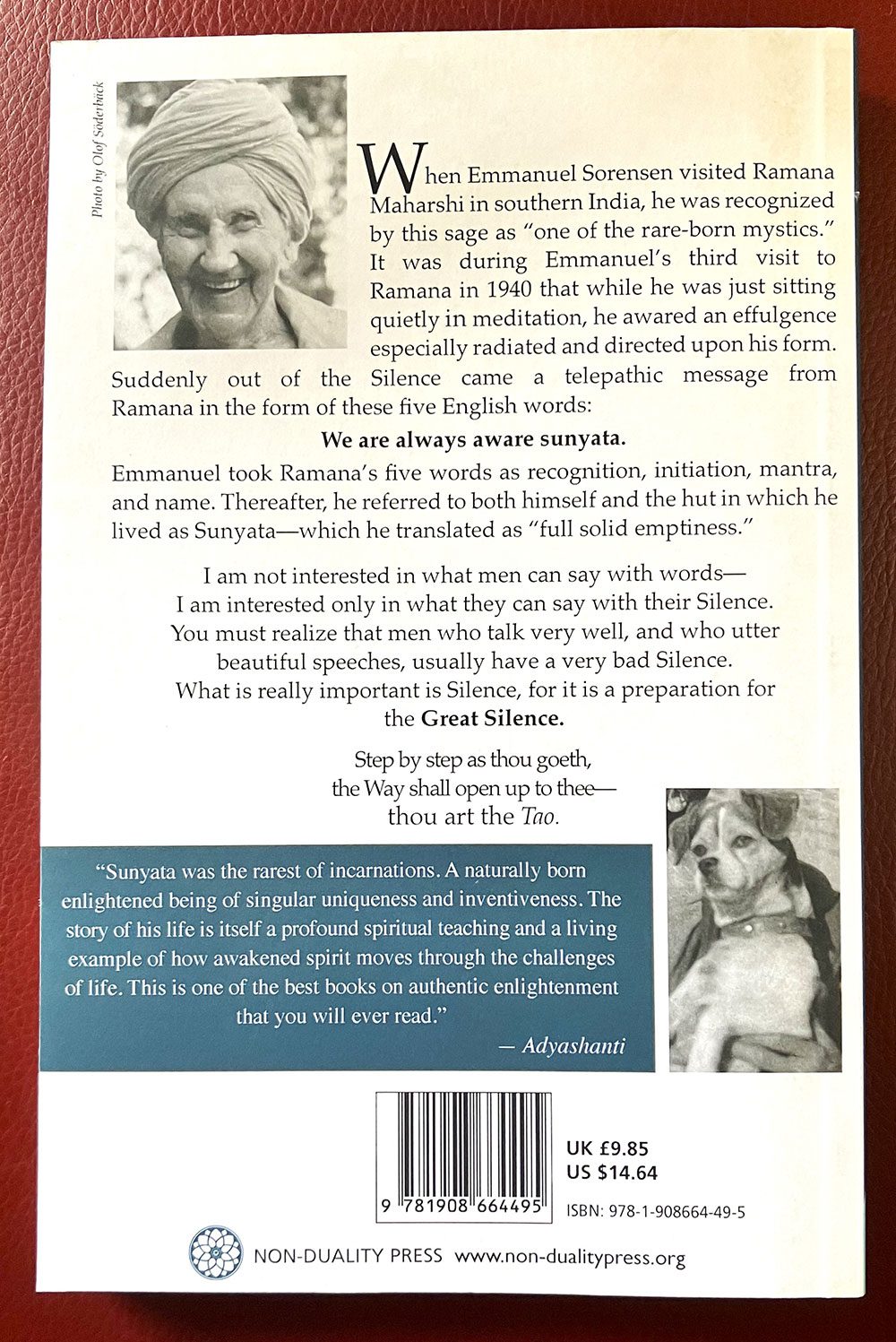 Sunyata: The Life & Sayings of a Rare-Born Mystic, 2015, Non-Duality Press, NEW - Image 2