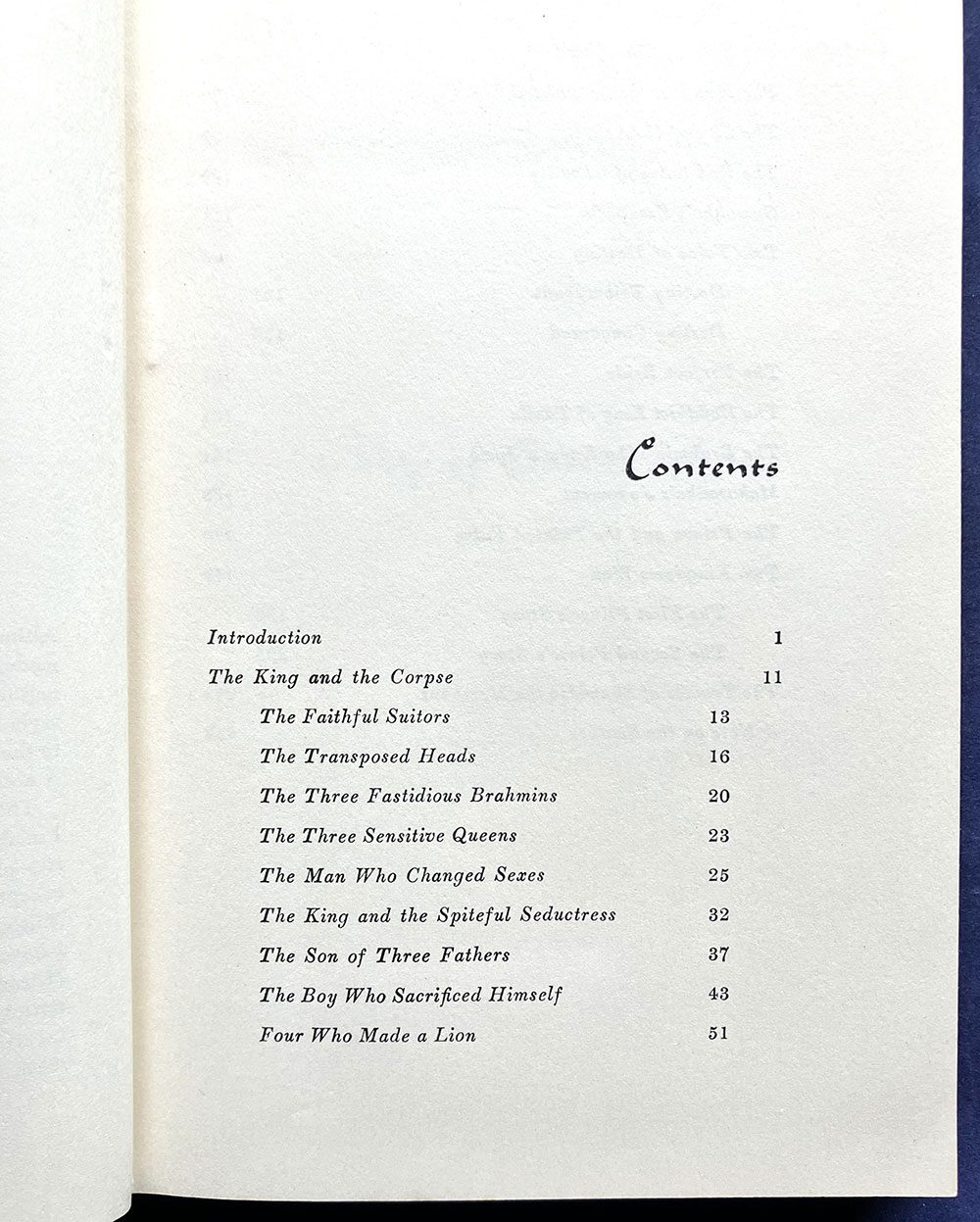 Tales of Ancient India, J. A. B. Van Buitenen (translator), First Edition, University of Chicago Press, 1959 - Image 5