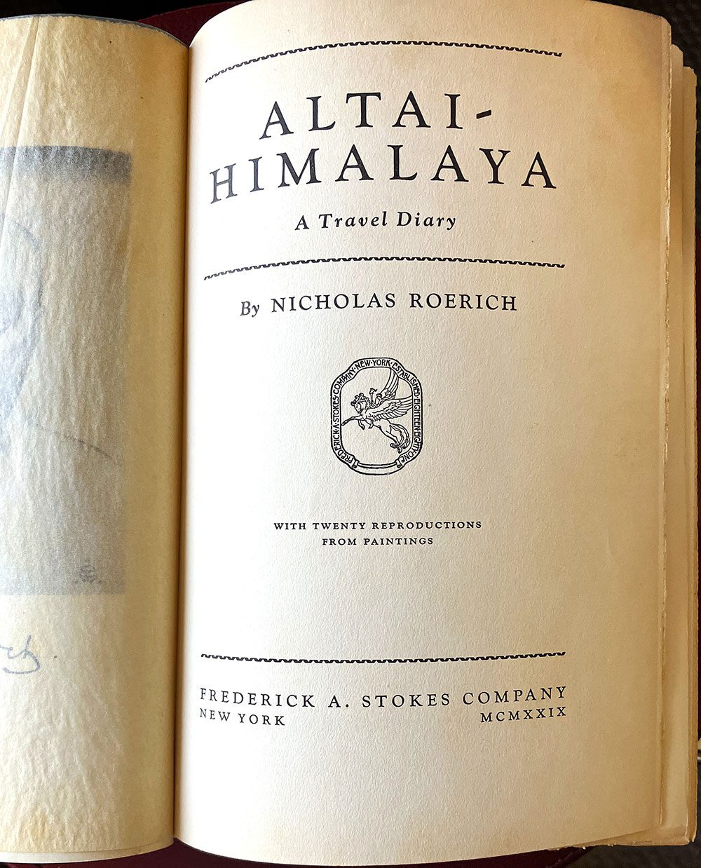 Altai-Himalaya: A Travel Diary; Nicholas Roerich; Frederick A. Stokes Co., New York; 1929 - Image 5